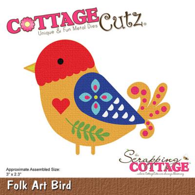 Scrapping Cottage Dies - Folk Art Bird
