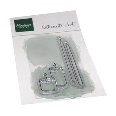 Marianne Design Silhouette Art Stempel - Candles