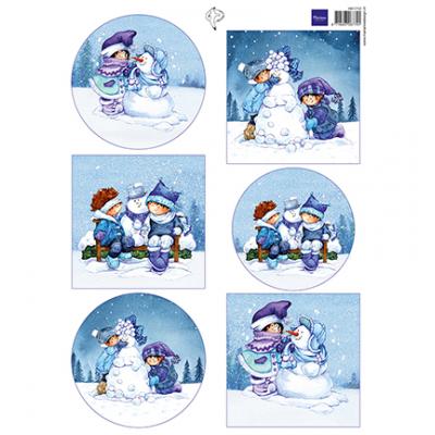 Marianne Design Ausschneidebogen - Hetty's Snoesjes - Winter
