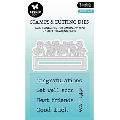 StudioLight Cutting Die + Stamps - Clover Frame
