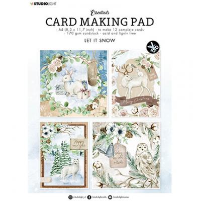 StudioLight Card Making Pad - Let It Snow