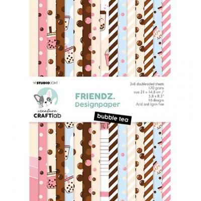 StudioLight Paper Pad - Bubble Tea Friendz