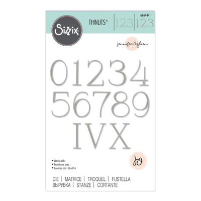 Sizzix Thinlits Die - Elegant Numerals