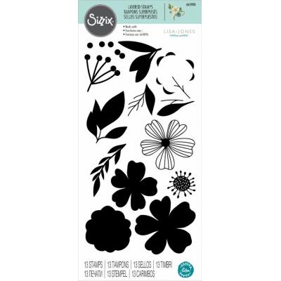 Sizzix Clear Stamps - Blossoms