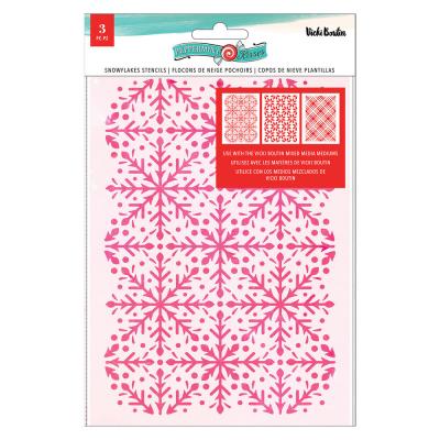 American Crafts Vicki Boutin Peppermint Kisses - Snowflakes