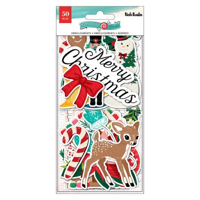 American Crafts Vicki Boutin Peppermint Kisses - Embellishments Icons