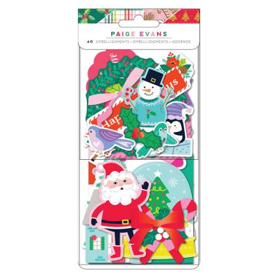 American Crafts Paige Evans Sugarplum Wishes - Embellishments Icons