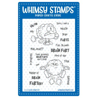Whimsy Stamps Stempel - Brain Fart