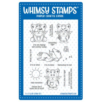 Whimsy Stamps Stempel - Tabby Tigers Too
