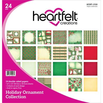 Heartfeld Creations Designpapier - Holiday Ornament Collection