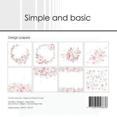 Simple and Basic Paper Pack - Silent Rose
