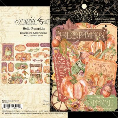 Graphic 45 Hello Pumpkin - Ephemera Assortment