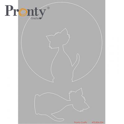 Pronty Stencil - Purrrfect Silhouette