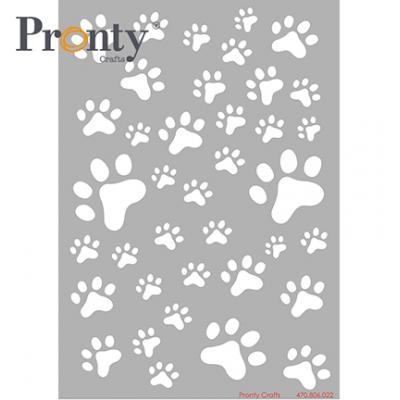 Pronty Stencil - Purrrfect Paws
