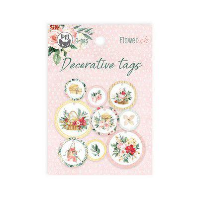 Piatek13 Flowerish - Decorative Tags 1