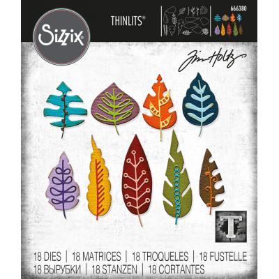 Sizzix Thinlits Die - Artsy Leaves