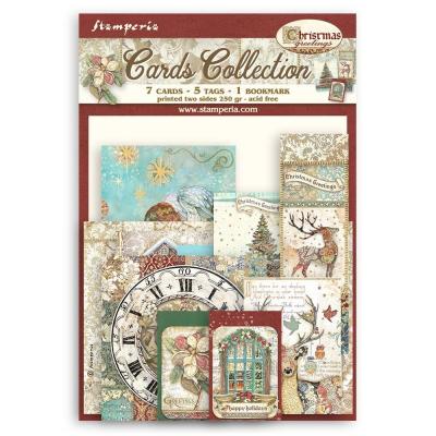 Stamperia Christmas Greetings - Cards Collection