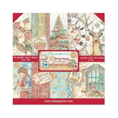 Stamperia Christmas Greetings - Paper Pack