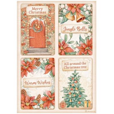 Stamperia All Around Xmas - 4 Cards