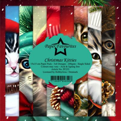Paper Favourites Paper Pack - Christmas Kitties