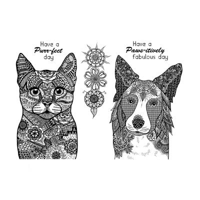 Crafty Individuals Unmounted Rubber Stamp - A Purr-fect Day