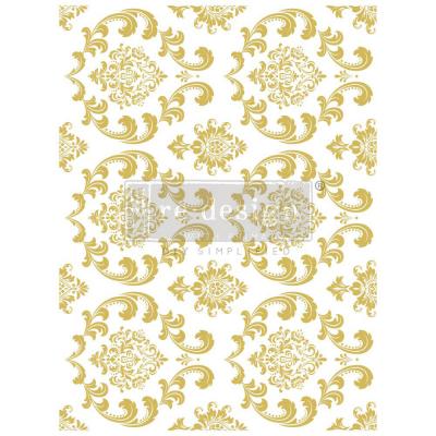 Prima Marketing Re-Design Gold Foil Decor Transfers - Kacha House of Damask