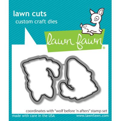 Lawn Fawn Lawn Cuts Wolf Before 'n Afters