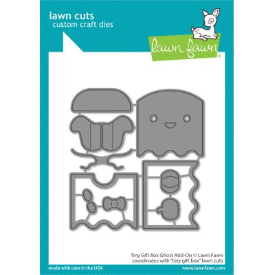 Lawn Fawn Lawn Cuts - Tiny Gift Box Add-On - Ghost