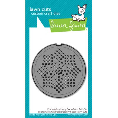 Lawn Fawn Lawn Cuts - Embroidery Hoop Add-On - Snowflake