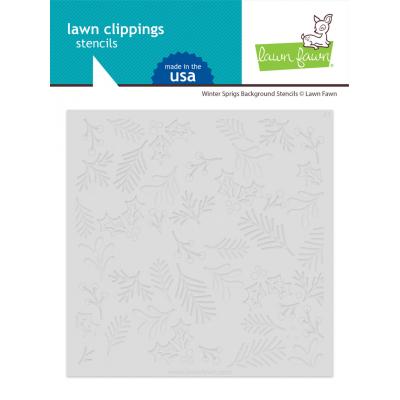 Lawn Fawn Stencils Winter Sprigs