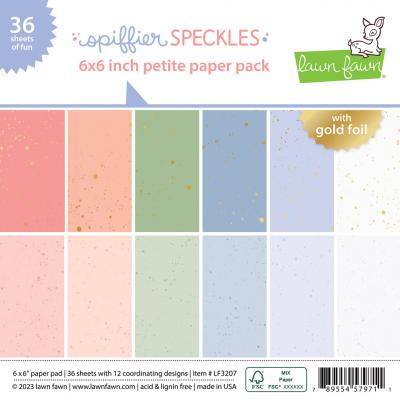 Lawn Fawn Spiffier Speckles - Paper Pad