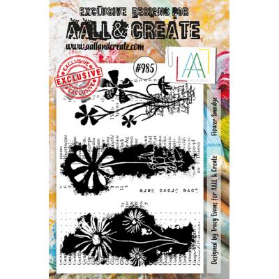 Aall and Create Stempel - Flower Smudge