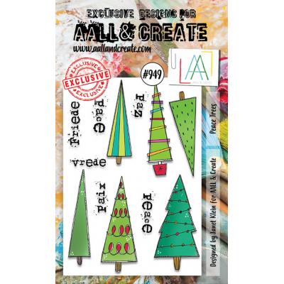 Aall and Create Stempel - Peace Trees