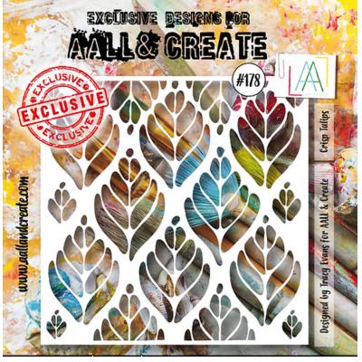 Aall and Create Stencil - Crisp Tulips