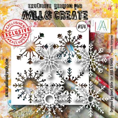 Aall and Create Stencil - Festive Foursome