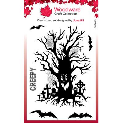 Woodware Stempel Haunted Tree