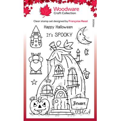 Woodware Stempel Pumpkin House