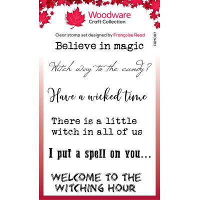 Woodware Stempel Spell Time