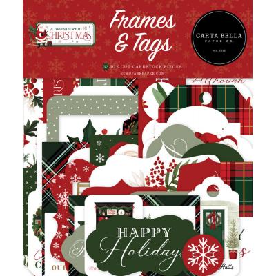 Carta Bella A Wonderful Christmas - Frames & Tags