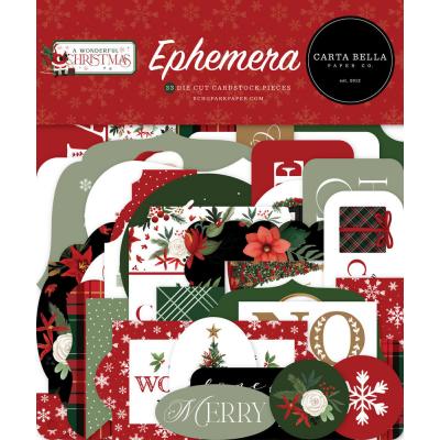 Carta Bella A Wonderful Christmas - Ephemera