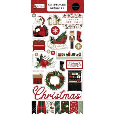 Carta Bella A Wonderful Christmas - Chipboard Accents