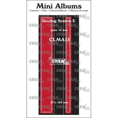Crealies Metal Dies - Mini-Alben, Bindungssystem E