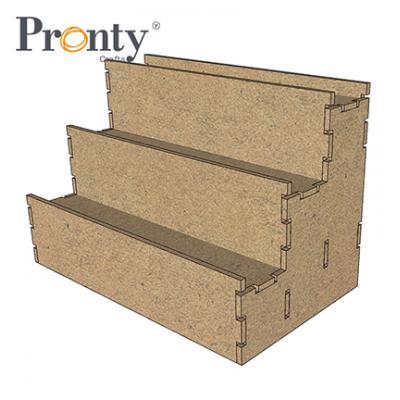 Pronty Storage Boxes MDF Bottle Stairs