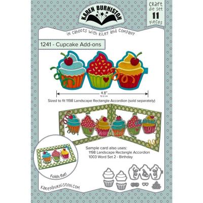 Karen Burniston Metal Dies - Cupcake Add-ons