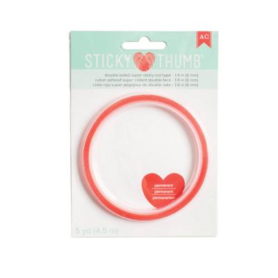 American Crafts Sticky Thumb Super Sticky Red Tape Double-Sided