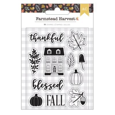 American Crafts Farmstead Harvest - Clear Stamps