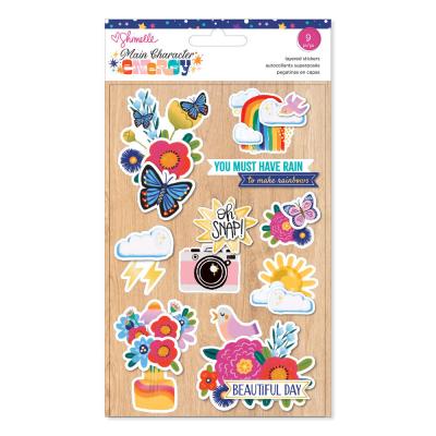 American Crafts Shimelle Laine Main Character Energy - Layered Stickers
