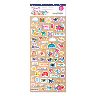 American Crafts Shimelle Laine Main Character Energy - Mini Puffy Stickers
