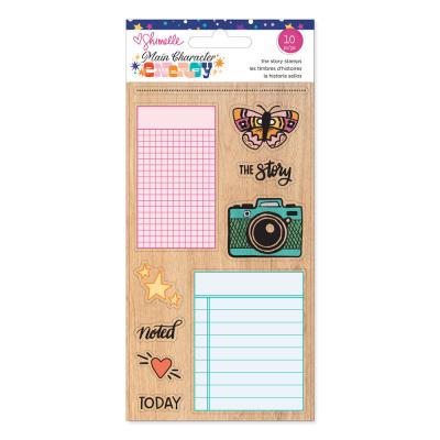 American Crafts Shimelle Laine Main Character Energy - Clear Stamps