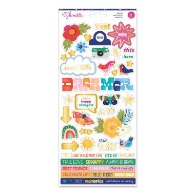 American Crafts Shimelle Laine Main Character Energy - Stickers